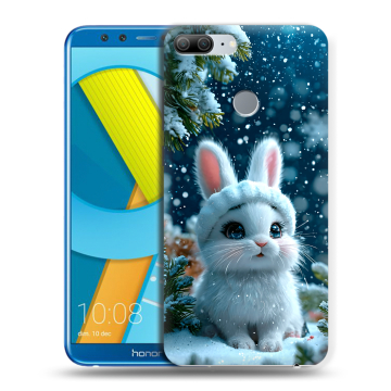 Силиконовый чехол на Huawei Honor 9 Lite с принтом Новый год