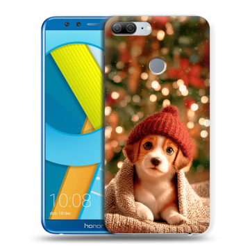Силиконовый чехол на Huawei Honor 9 Lite с принтом Новый год