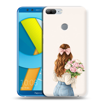 Силиконовый чехол на Huawei Honor 9 Lite с принтом женский Силиконовый чехол на Huawei Honor 9 Lite с принтом женский
