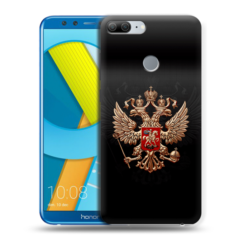 Пластиковый чехол на Huawei Honor 9 Lite с принтом Герб России Пластиковый чехол на Huawei Honor 9 Lite с принтом Герб России