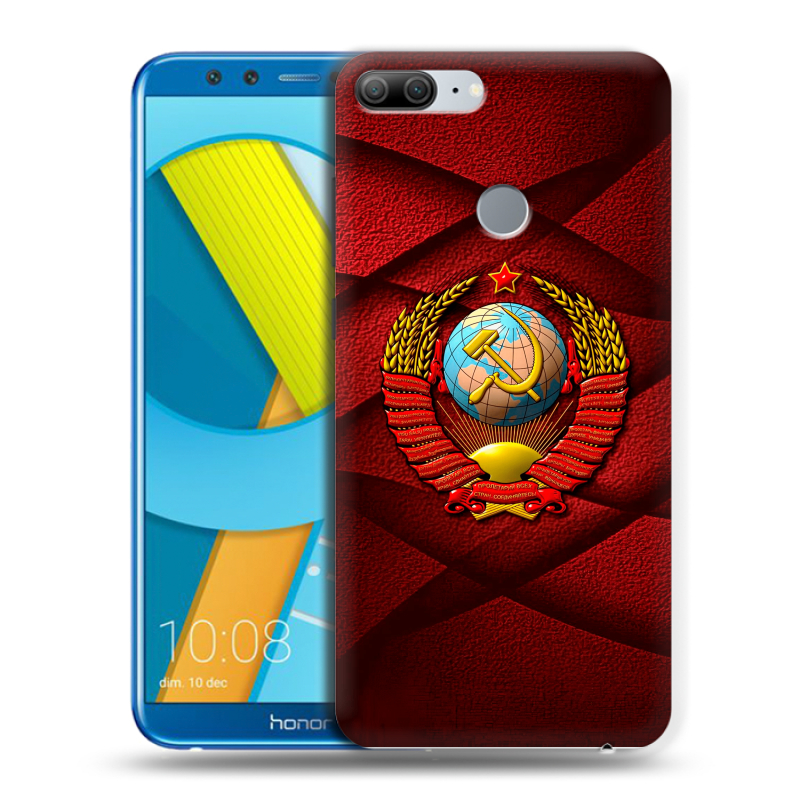 Силиконовый чехол на Huawei Honor 9 Lite с принтом Герб СССР Силиконовый чехол на Huawei Honor 9 Lite с принтом Герб СССР