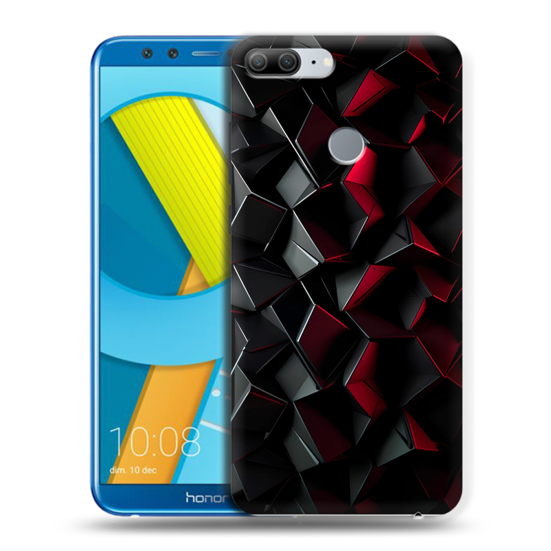 Силиконовый чехол на Huawei Honor 9 Lite с принтом Абстракция Силиконовый чехол на Huawei Honor 9 Lite с принтом Абстракция