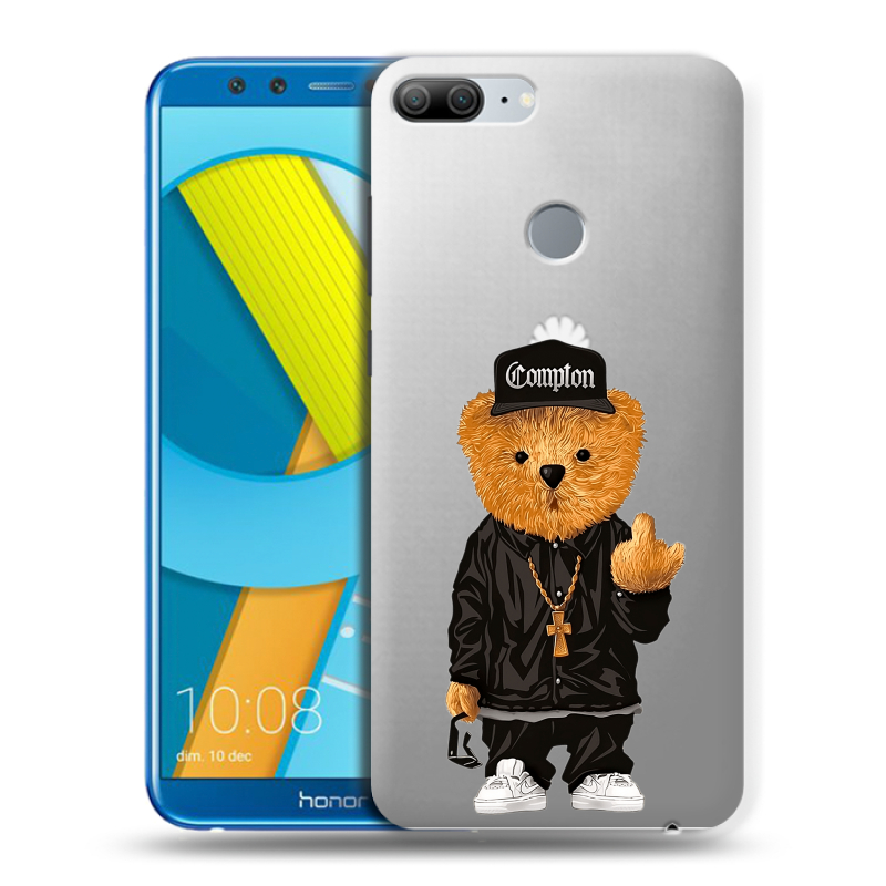 Пластиковый чехол на Huawei Honor 9 Lite с принтом Мишка Пластиковый чехол на Huawei Honor 9 Lite с принтом Мишка