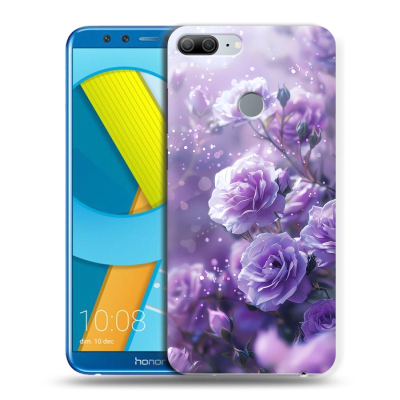 Пластиковый чехол на Huawei Honor 9 Lite с принтом Розы цветы Пластиковый чехол на Huawei Honor 9 Lite с принтом Розы цветы