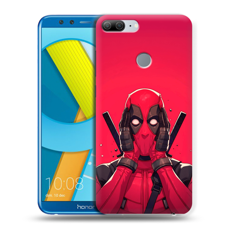 Силиконовый чехол на Huawei Honor 9 Lite с принтом Дедпул Deadpool Силиконовый чехол на Huawei Honor 9 Lite с принтом Дедпул Deadpool