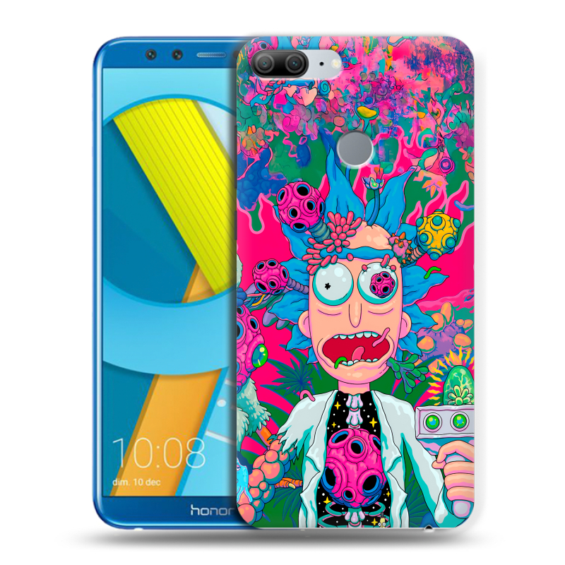 Пластиковый чехол на Huawei Honor 9 Lite с принтом Рик и Морти Rick Morty Пластиковый чехол на Huawei Honor 9 Lite с принтом Рик и Морти Rick Morty