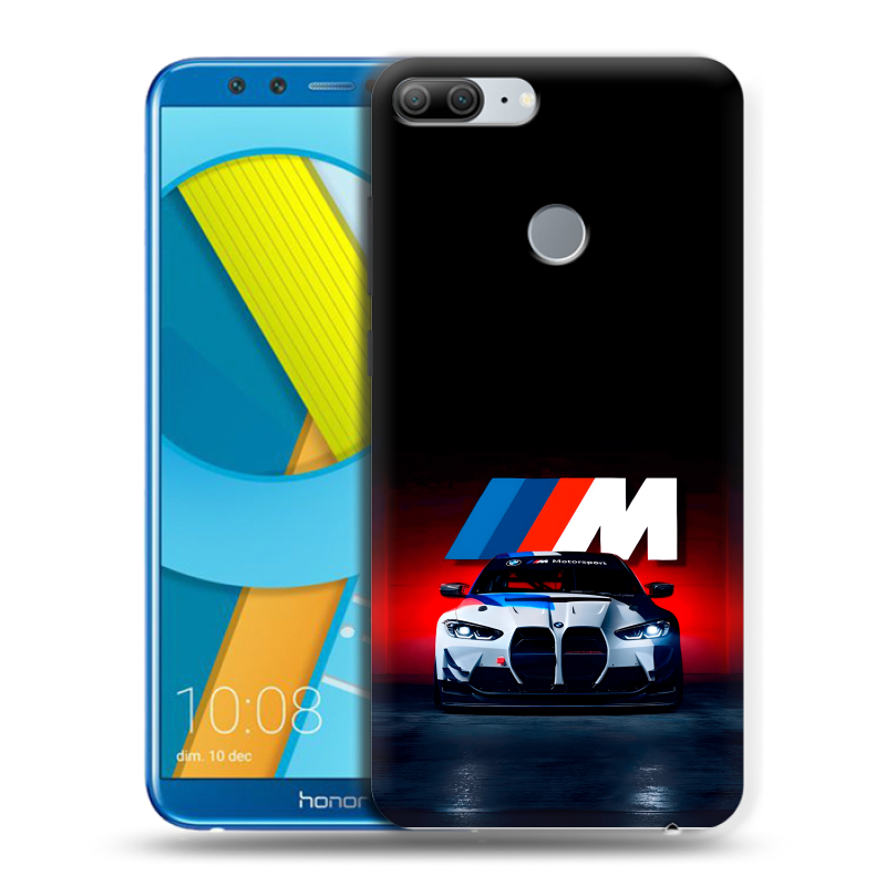 Силиконовый чехол на Huawei Honor 9 Lite с принтом БМВ BMW Силиконовый чехол на Huawei Honor 9 Lite с принтом БМВ BMW