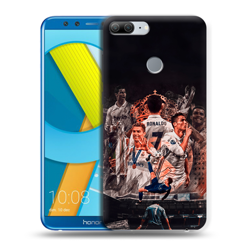 Силиконовый чехол на Huawei Honor 9 Lite с принтом Реал Роналдо Real Ronaldo Силиконовый чехол на Huawei Honor 9 Lite с принтом Реал Роналдо Real Ronaldo