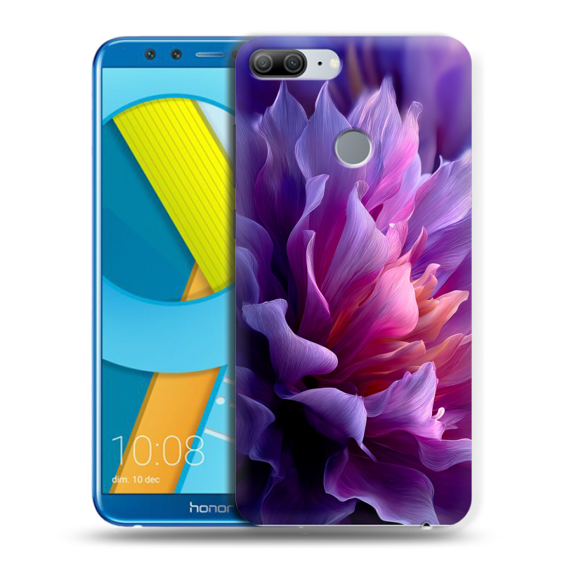 Силиконовый чехол на Huawei Honor 9 Lite с принтом женский цветы Силиконовый чехол на Huawei Honor 9 Lite с принтом женский цветы