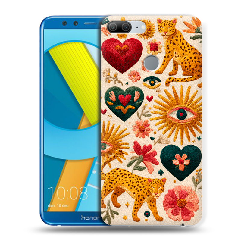 Силиконовый чехол на Huawei Honor 9 Lite с принтом Модный принт Силиконовый чехол на Huawei Honor 9 Lite с принтом Модный принт