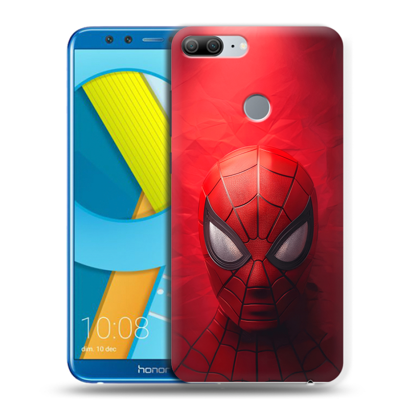 Пластиковый чехол на Huawei Honor 9 Lite с принтом Spiderman Человек паук Пластиковый чехол на Huawei Honor 9 Lite с принтом Spiderman Человек паук