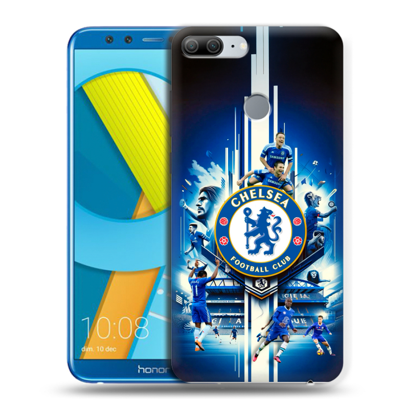 Пластиковый чехол на Huawei Honor 9 Lite с принтом Chelsea Челси Пластиковый чехол на Huawei Honor 9 Lite с принтом Chelsea Челси