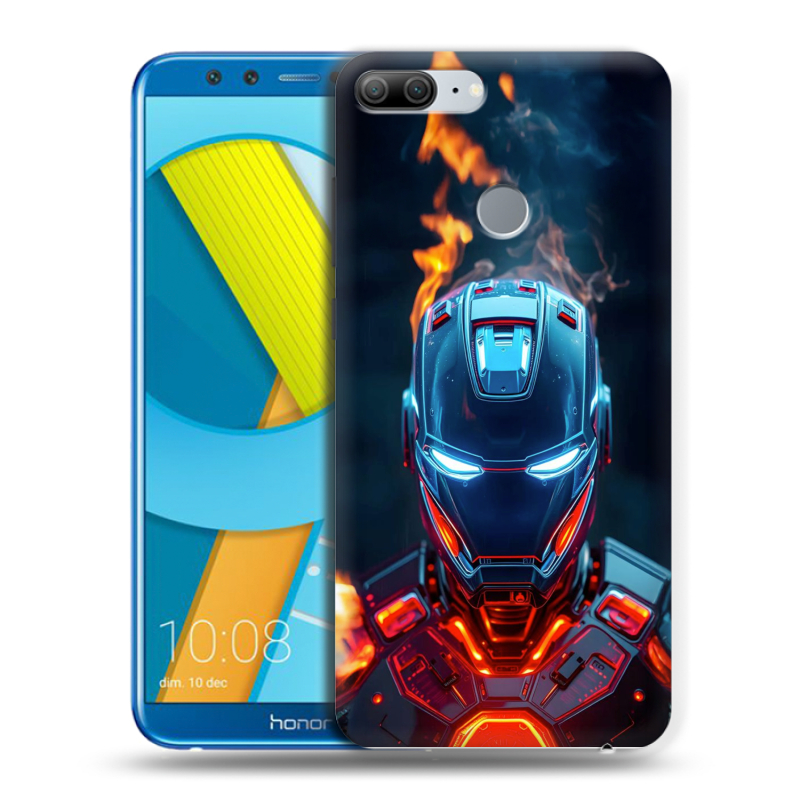 Силиконовый чехол на Huawei Honor 9 Lite с принтом IronMan Железный человек Силиконовый чехол на Huawei Honor 9 Lite с принтом IronMan Железный человек