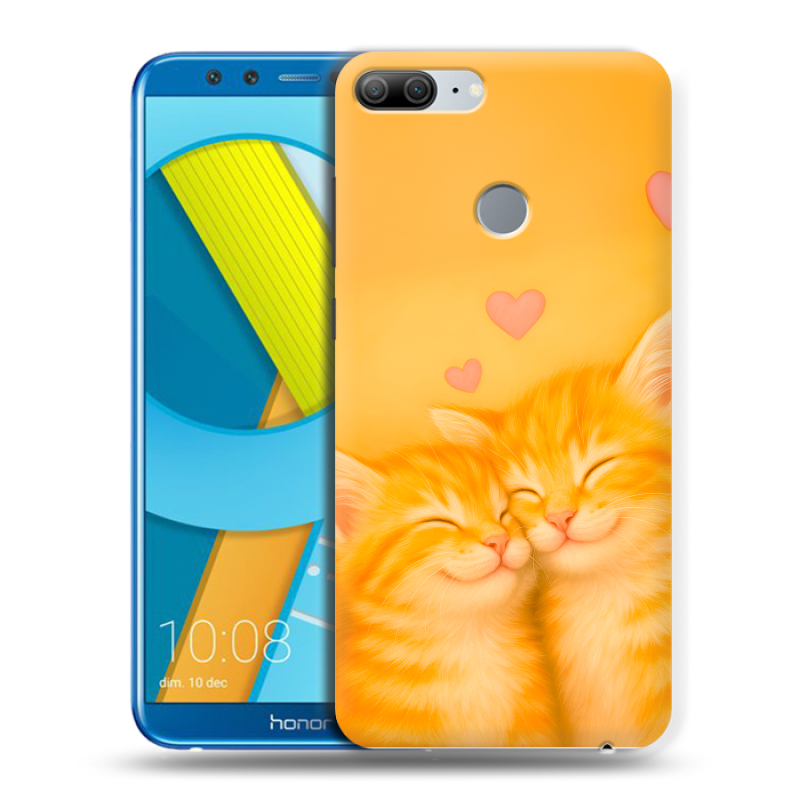 Пластиковый чехол на Huawei Honor 9 Lite с принтом Милые котята Пластиковый чехол на Huawei Honor 9 Lite с принтом Милые котята