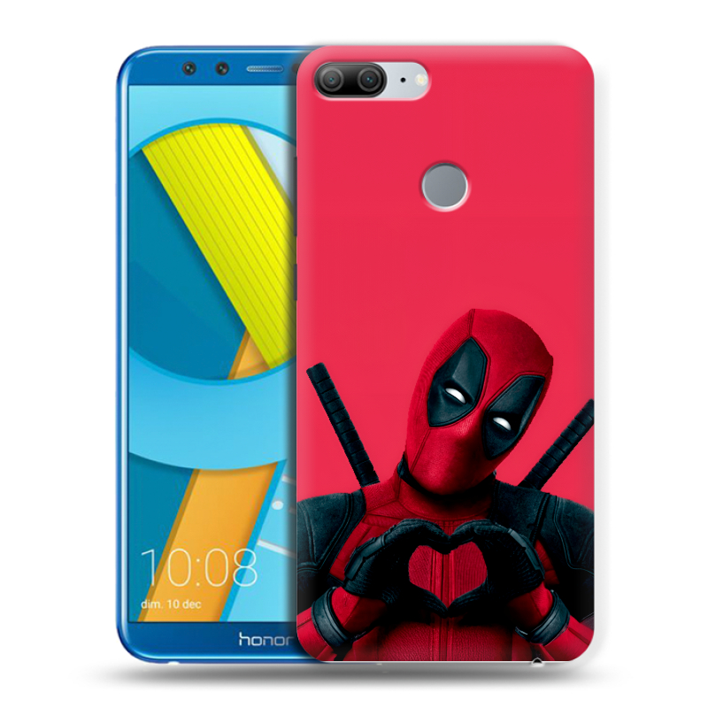 Силиконовый чехол на Huawei Honor 9 Lite с принтом Дедпул Deadpool Силиконовый чехол на Huawei Honor 9 Lite с принтом Дедпул Deadpool