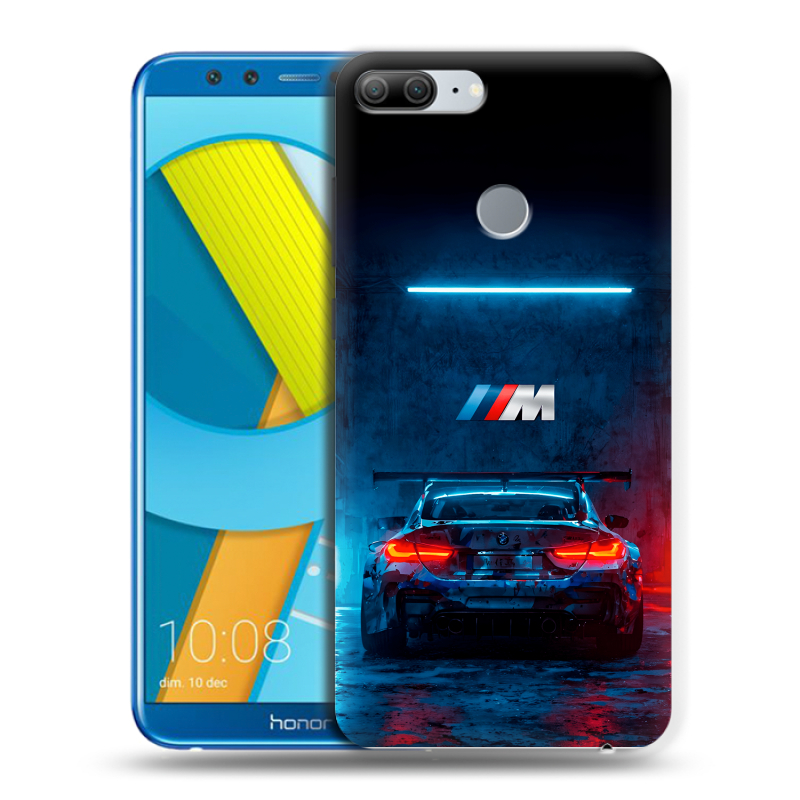 Силиконовый чехол на Huawei Honor 9 Lite с принтом BMW БМВ Силиконовый чехол на Huawei Honor 9 Lite с принтом BMW БМВ