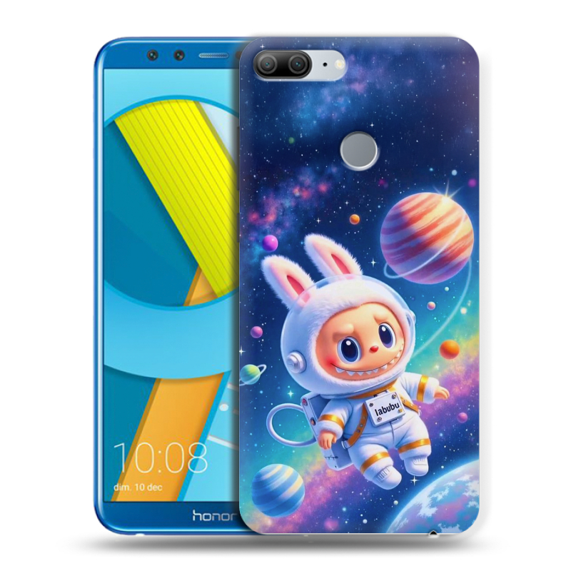 Пластиковый чехол на Huawei Honor 9 Lite с принтом Labubu Лабубу Пластиковый чехол на Huawei Honor 9 Lite с принтом Labubu Лабубу