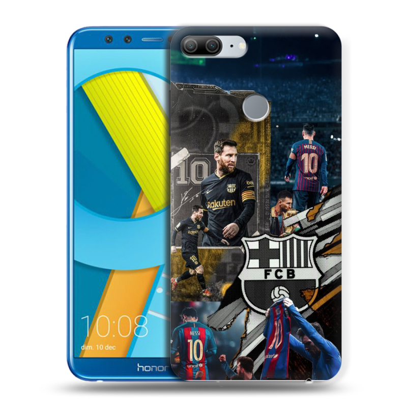 Силиконовый чехол на Huawei Honor 9 Lite с принтом Messi Barcelona Силиконовый чехол на Huawei Honor 9 Lite с принтом Messi Barcelona