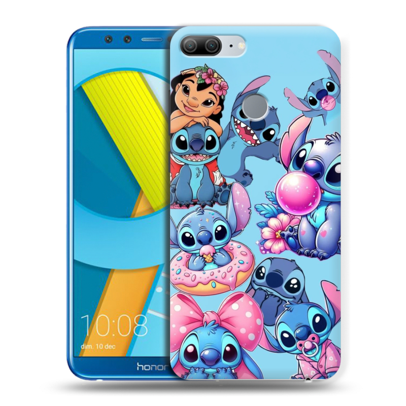 Пластиковый чехол на Huawei Honor 9 Lite с принтом Лило и Стич Пластиковый чехол на Huawei Honor 9 Lite с принтом Лило и Стич