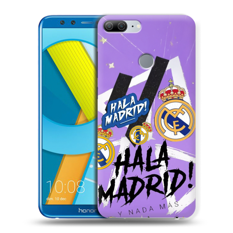 Силиконовый чехол на Huawei Honor 9 Lite с принтом Real Madrid Реал Мадрид Силиконовый чехол на Huawei Honor 9 Lite с принтом Real Madrid Реал Мадрид