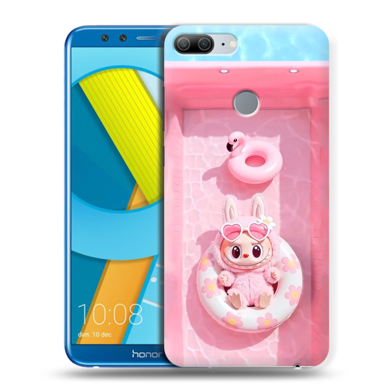 Силиконовый чехол на Huawei Honor 9 Lite с принтом Labubu Лабубу Силиконовый чехол на Huawei Honor 9 Lite с принтом Labubu Лабубу