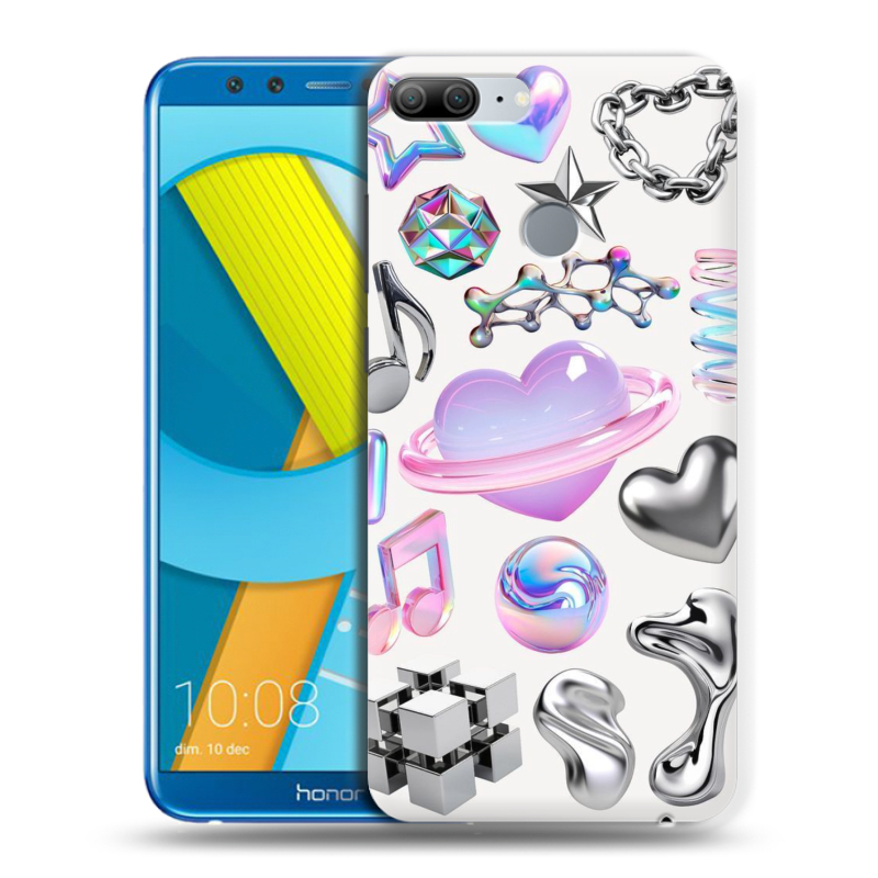 Пластиковый чехол на Huawei Honor 9 Lite с принтом Y2K Пластиковый чехол на Huawei Honor 9 Lite с принтом Y2K