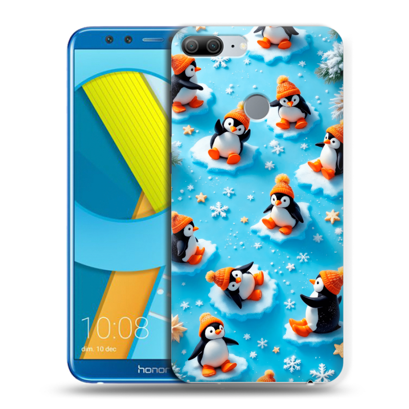Пластиковый чехол на Huawei Honor 9 Lite с принтом Новый год Пластиковый чехол на Huawei Honor 9 Lite с принтом Новый год