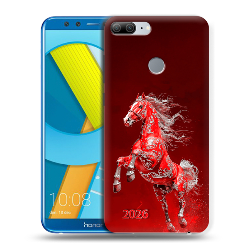 Пластиковый чехол на Huawei Honor 9 Lite с принтом Новый год Пластиковый чехол на Huawei Honor 9 Lite с принтом Новый год