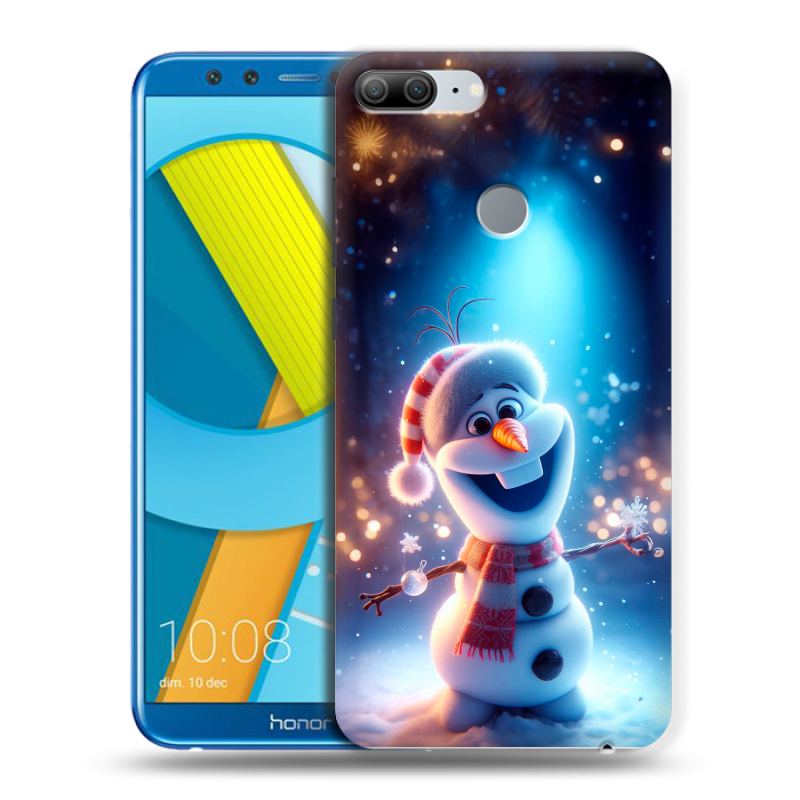 Пластиковый чехол на Huawei Honor 9 Lite с принтом Новый год Пластиковый чехол на Huawei Honor 9 Lite с принтом Новый год