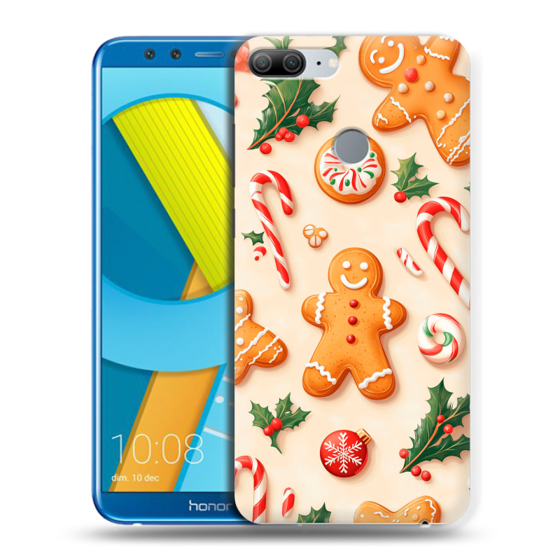 Пластиковый чехол на Huawei Honor 9 Lite с принтом Новый год Пластиковый чехол на Huawei Honor 9 Lite с принтом Новый год