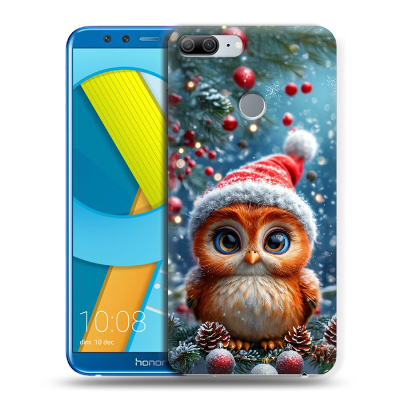 Пластиковый чехол на Huawei Honor 9 Lite с принтом Новый год Пластиковый чехол на Huawei Honor 9 Lite с принтом Новый год