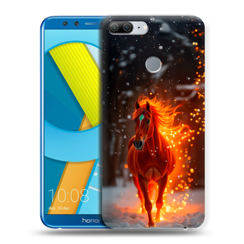 Пластиковый чехол на Huawei Honor 9 Lite с принтом Новый год Пластиковый чехол на Huawei Honor 9 Lite с принтом Новый год