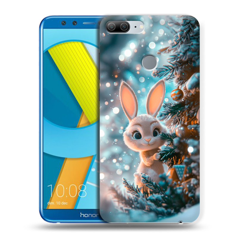 Пластиковый чехол на Huawei Honor 9 Lite с принтом Новый год Пластиковый чехол на Huawei Honor 9 Lite с принтом Новый год