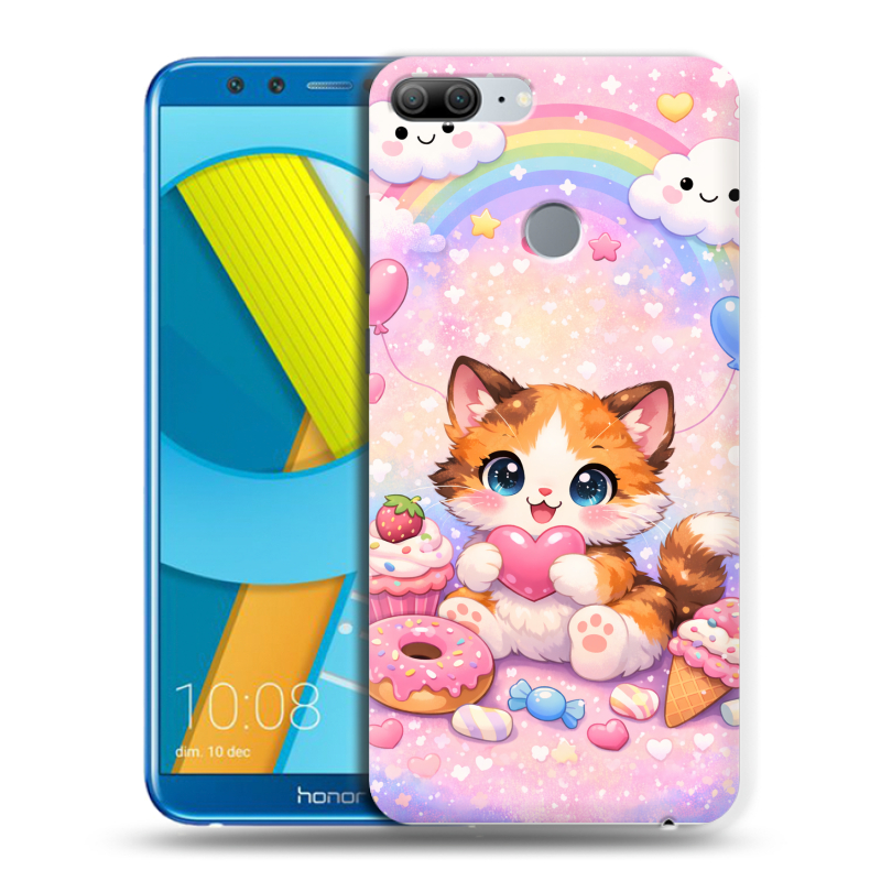 Силиконовый чехол на Huawei Honor 9 Lite с принтом для девочек Силиконовый чехол на Huawei Honor 9 Lite с принтом для девочек