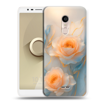 Силиконовый чехол на Alcatel 3C с принтом Женский Силиконовый чехол на Alcatel 3C с принтом Женский