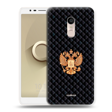 Силиконовый чехол на Alcatel 3C с принтом Герб России принт Силиконовый чехол на Alcatel 3C с принтом Герб России принт