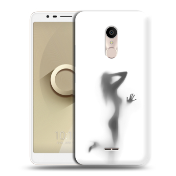 Силиконовый чехол на Alcatel 3C с принтом Силуэт Силиконовый чехол на Alcatel 3C с принтом Силуэт