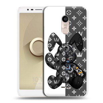 Силиконовый чехол на Alcatel 3C с принтом Луи робот Силиконовый чехол на Alcatel 3C с принтом Луи робот