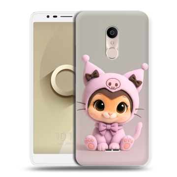 Силиконовый чехол на Alcatel 3C с принтом Куроми Kuromi Силиконовый чехол на Alcatel 3C с принтом Куроми Kuromi