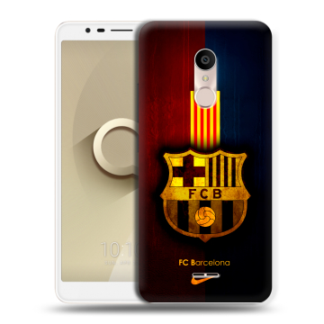 Силиконовый чехол на Alcatel 3C с принтом Барселона Barcelona Силиконовый чехол на Alcatel 3C с принтом Барселона Barcelona