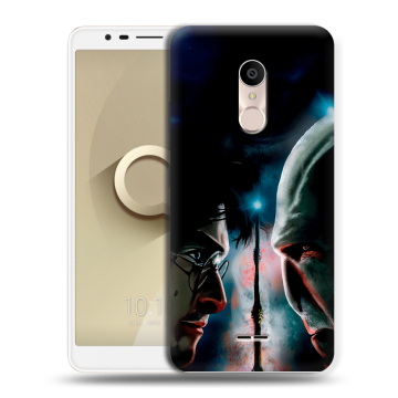 Силиконовый чехол на Alcatel 3C с принтом Гарри Поттер Harry Potter Силиконовый чехол на Alcatel 3C с принтом Гарри Поттер Harry Potter