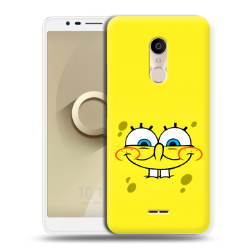 Силиконовый чехол на Alcatel 3C с принтом спанчбоб спанч боб Силиконовый чехол на Alcatel 3C с принтом спанчбоб спанч боб