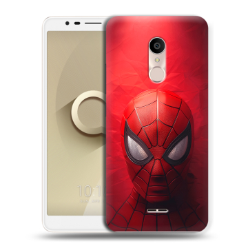 Силиконовый чехол на Alcatel 3C с принтом Spiderman Человек паук Силиконовый чехол на Alcatel 3C с принтом Spiderman Человек паук