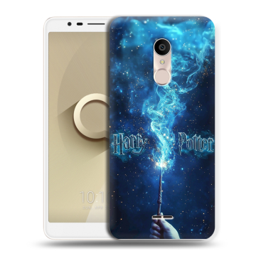 Силиконовый чехол на Alcatel 3C с принтом Harry Potter Гарри Поттер Силиконовый чехол на Alcatel 3C с принтом Harry Potter Гарри Поттер