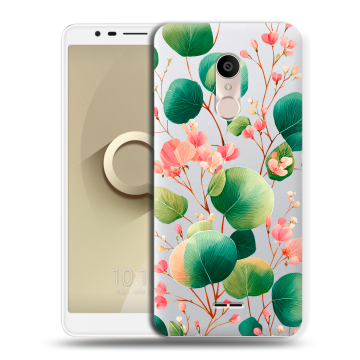 Силиконовый чехол на Alcatel 3C с принтом женский Силиконовый чехол на Alcatel 3C с принтом женский