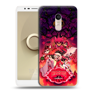 Силиконовый чехол на Alcatel 3C с принтом Hazbin Hotel Отель Хазбин Силиконовый чехол на Alcatel 3C с принтом Hazbin Hotel Отель Хазбин