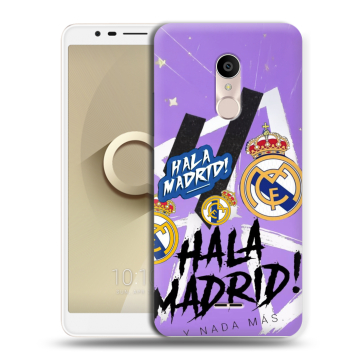 Силиконовый чехол на Alcatel 3C с принтом Real Madrid Реал Мадрид Силиконовый чехол на Alcatel 3C с принтом Real Madrid Реал Мадрид