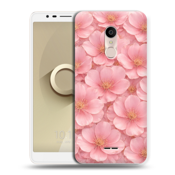 Силиконовый чехол на Alcatel 3C с принтом женский Силиконовый чехол на Alcatel 3C с принтом женский