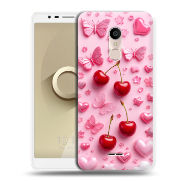 Силиконовый чехол на Alcatel 3C с принтом для девочек Силиконовый чехол на Alcatel 3C с принтом для девочек