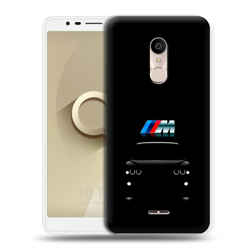 Силиконовый чехол на Alcatel 3C с принтом БМВ BMW Силиконовый чехол на Alcatel 3C с принтом БМВ BMW
